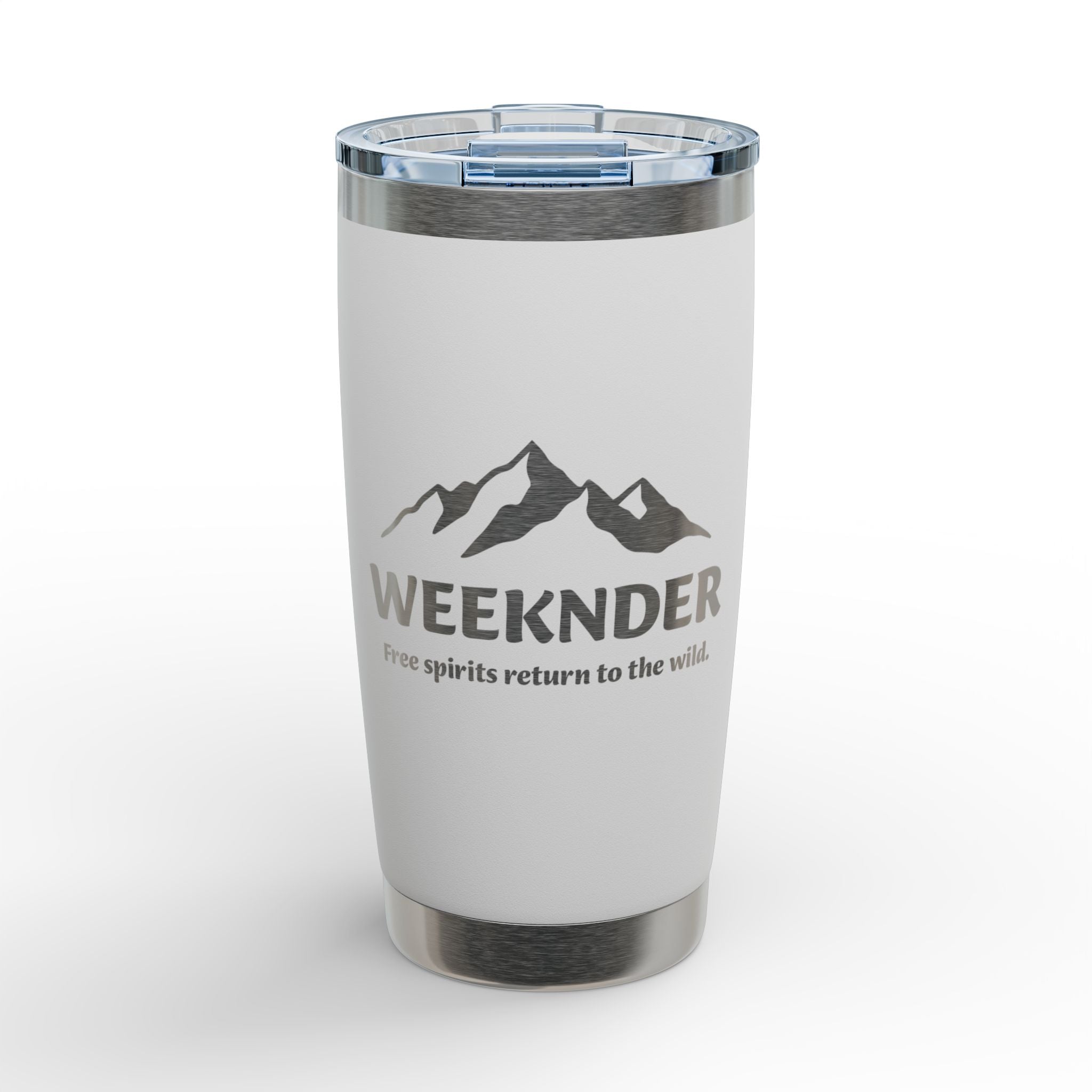 Weeknder Mountain Travel Cup - 20oz Engraved Tumbler